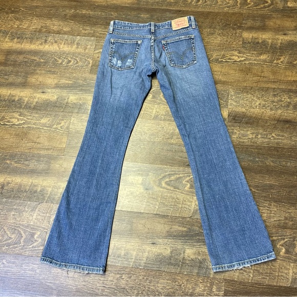 Y2K Levis Limited Edition Jeans Womens Juniors 3M Denim Bootcut Retro Low Rise - Picture 5 of 11